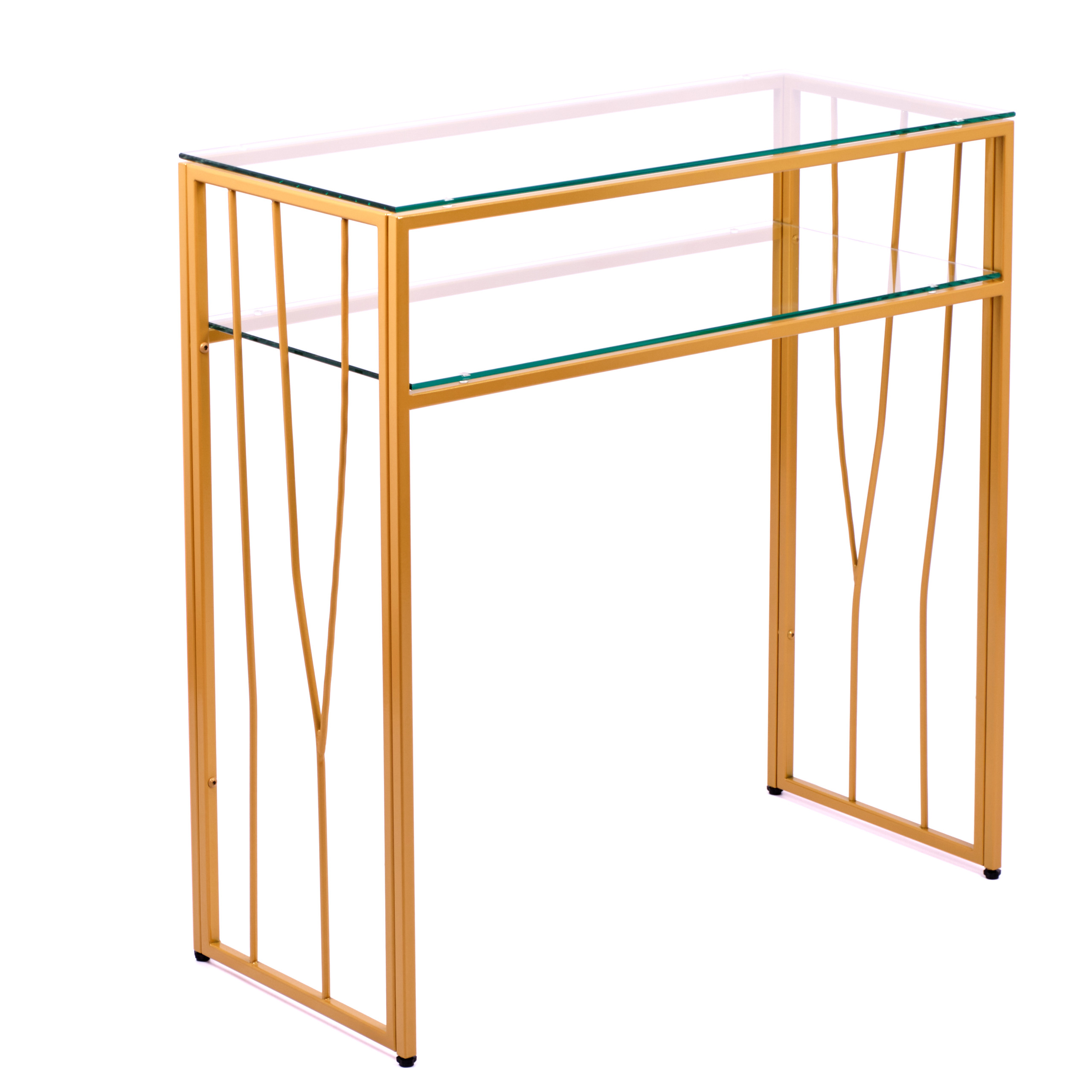 

Консольный стол 1123-CG clear золотой AllConsoles 80x35x80, 1123