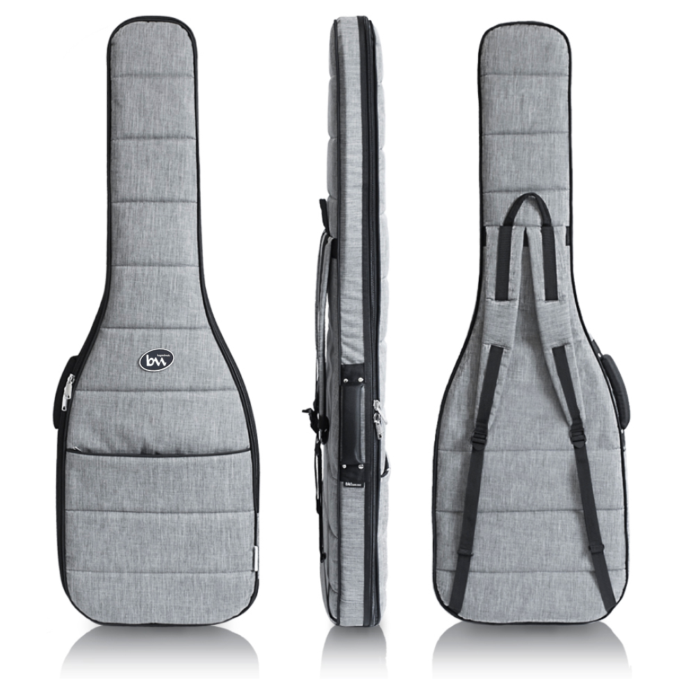 Чехол для бас гитары Bagandmusic Bass SLIM BM1109 полужесткий, платиновый