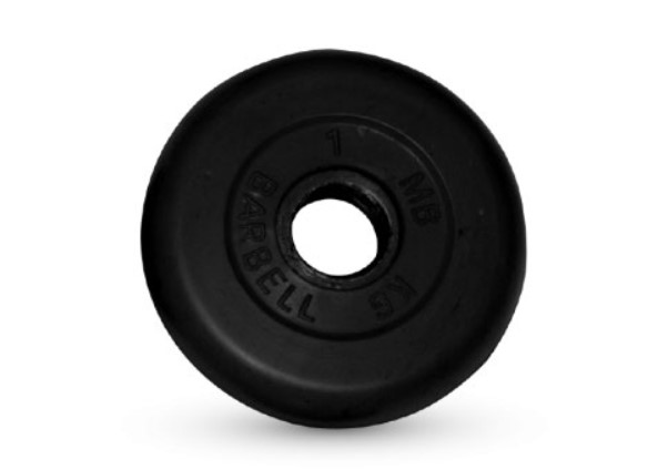 

Диск для штанги MB Barbell Стандарт 1 кг, 31 мм черный, Стандарт
