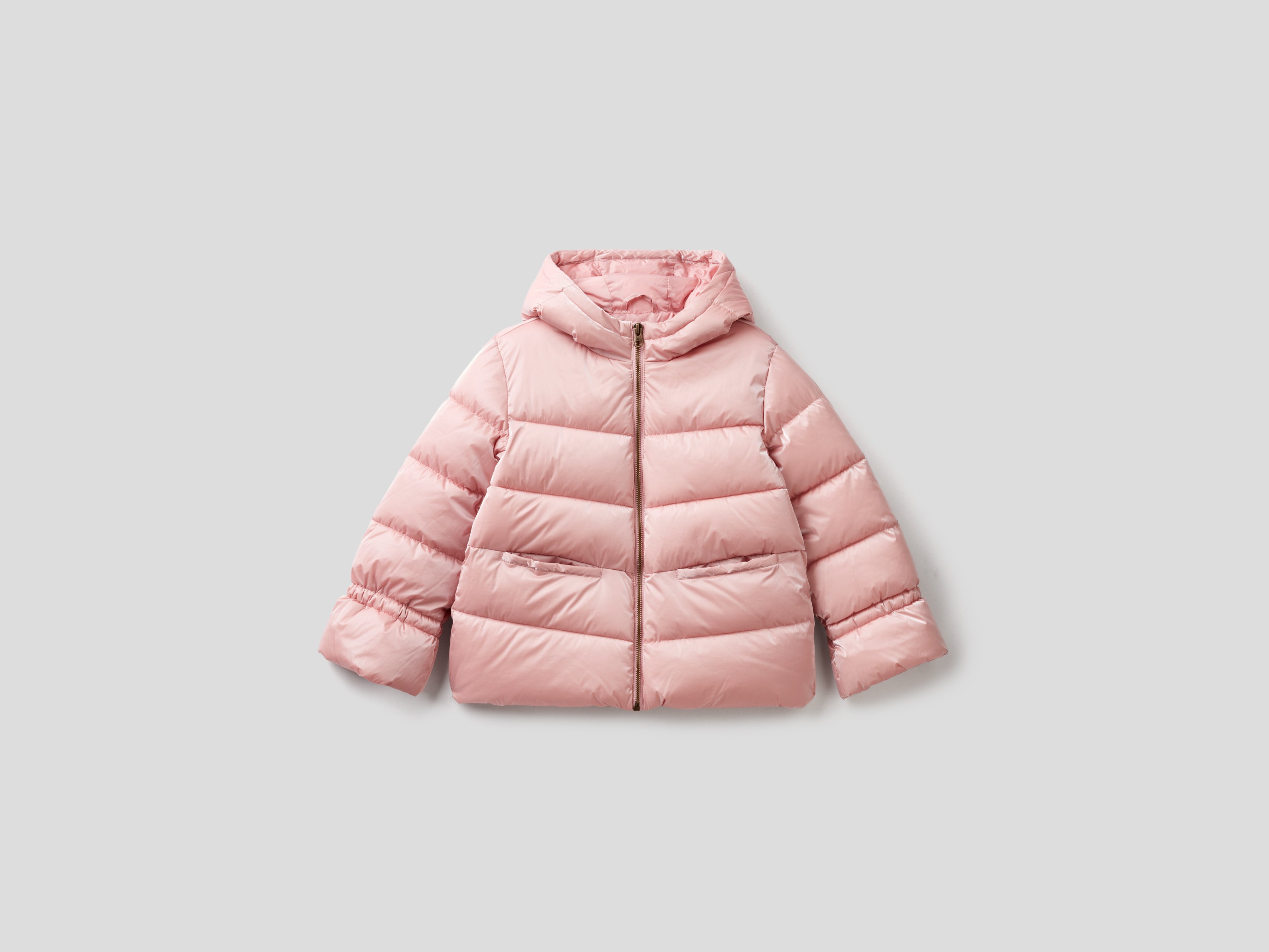 фото Куртка для девочек benetton цв. розовый р.158 united colors of benetton