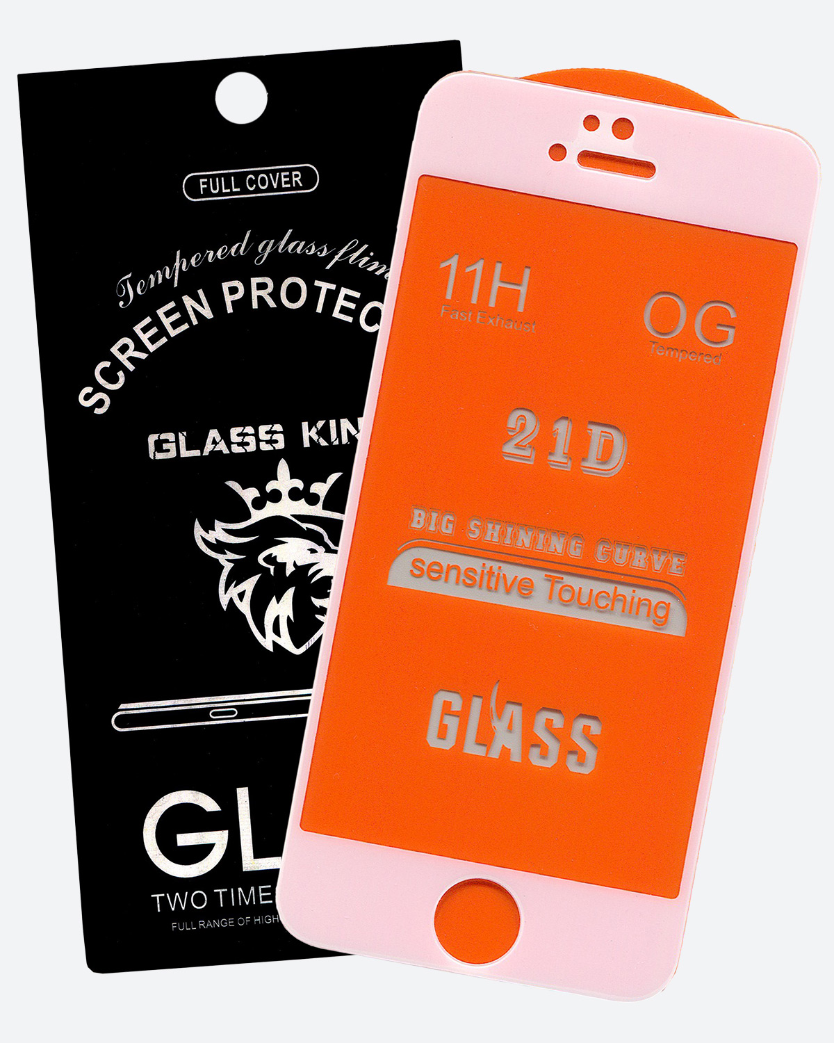 фото Защитное стекло glass для apple iphone 5/ iphone 5s/ iphone se/ 21d white