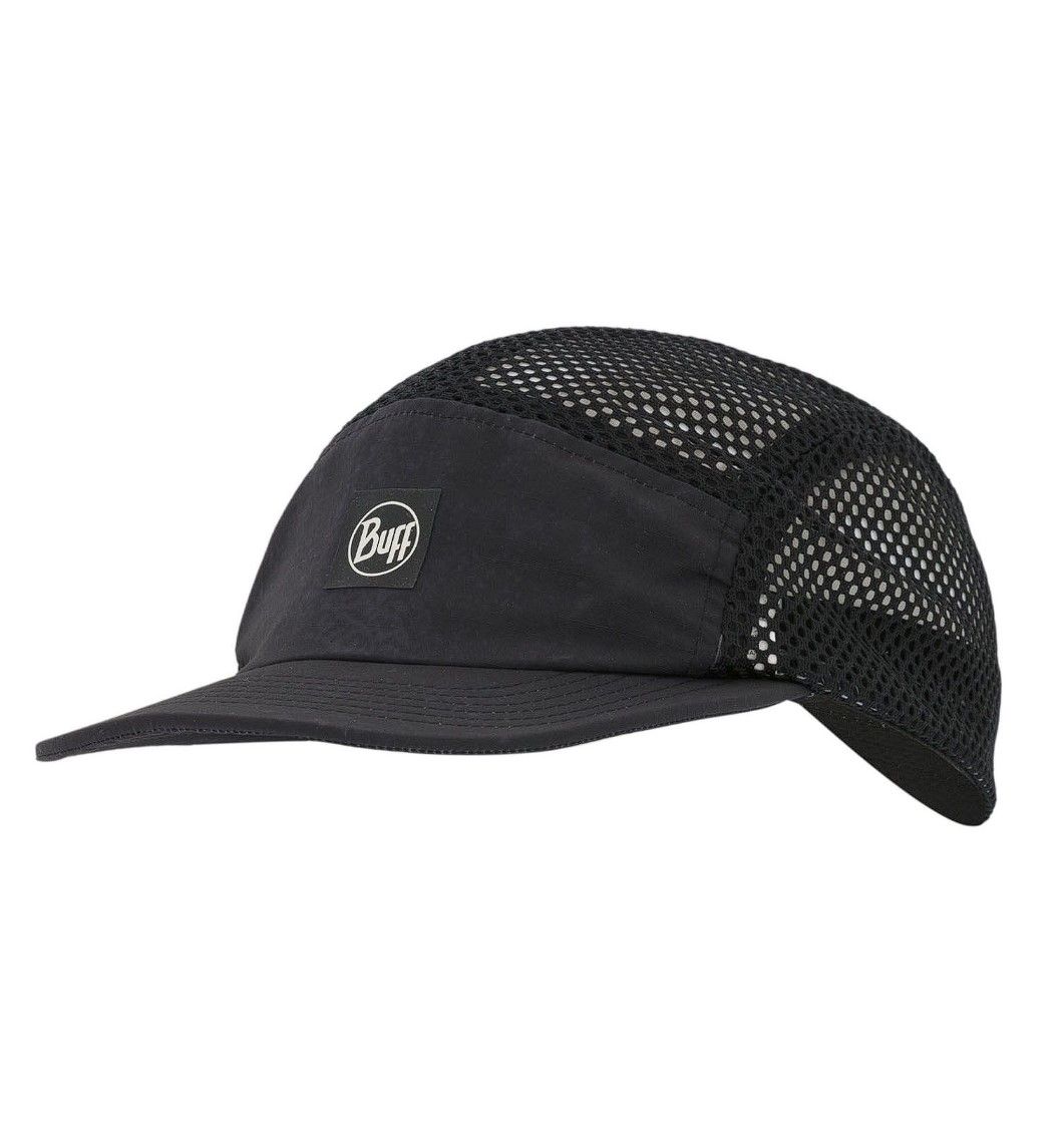 Бейсболка унисекс Buff 5 Panel Air Cap черная, one size