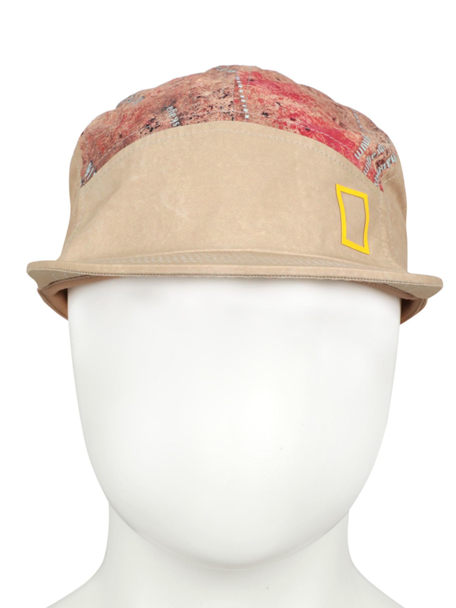 

Бейсболка унисекс Buff 5 Panel Explore Cap бежевая/коричневая, Бежевый, 5 Panel Explore Cap