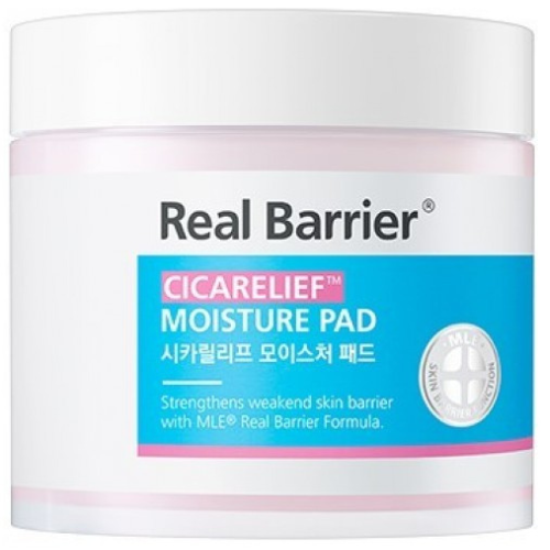 Пэды для лица с MLE Real Barrier Cicarelief Moisture Pad 60 шт. the nicess диски для лица vegan отшелушивающие и успокаивающие 2