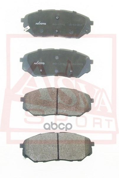 

Тормозные колодки Akyoto AKD-12116