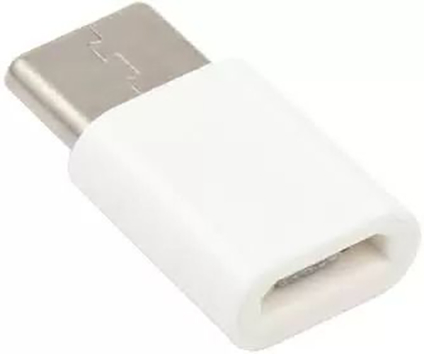 

Адаптер MicroUSB - TypeC белый
