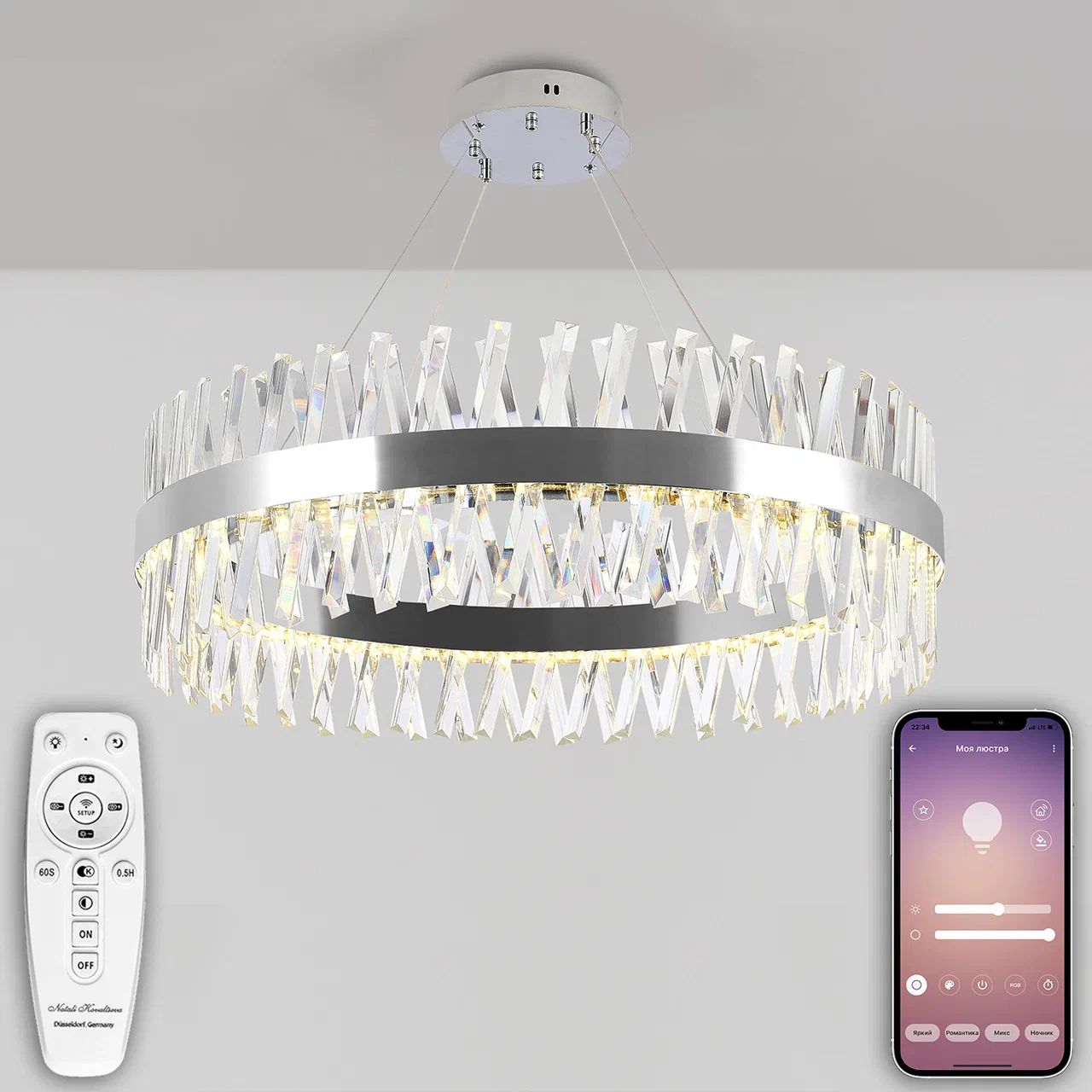 

Подвесная люстра Natali Kovaltseva Alexandria LED LAMPS 81247, Alexandria