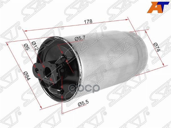 

Фильтр Топливный Bmw 3' E46 330d M57/5' E39 520d/X5 E53 3.0d Sat арт. ST-13327787825