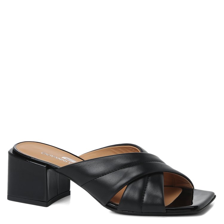 

Шлепанцы женские Giovanni Fabiani S23676 черные 41 EU, S23676