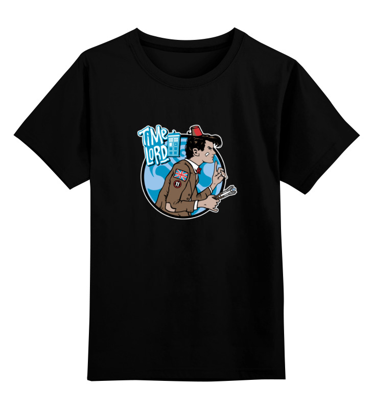 

Футболка детская Printio Time lord (doctor who) цв. черный р. 152, Time lord (doctor who)