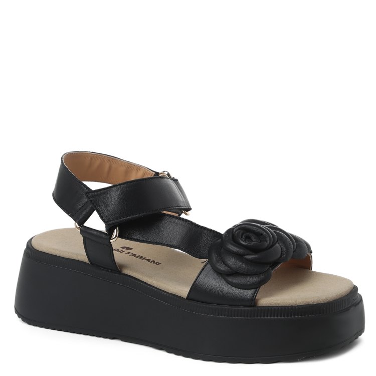 

Босоножки женские Giovanni Fabiani S23725 черные 41 EU, Черный, S23725