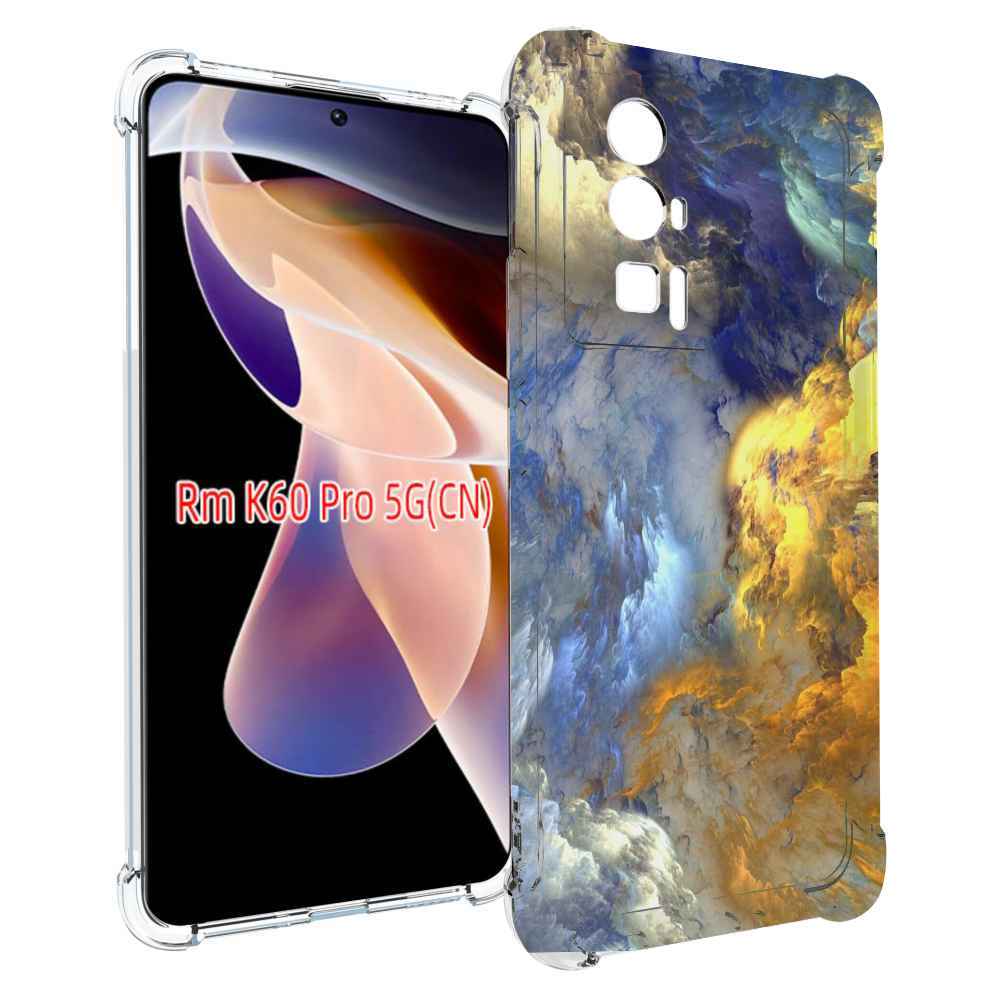 

Чехол MyPads мраморное небо для Xiaomi Redmi K60 Pro, Прозрачный, Tocco