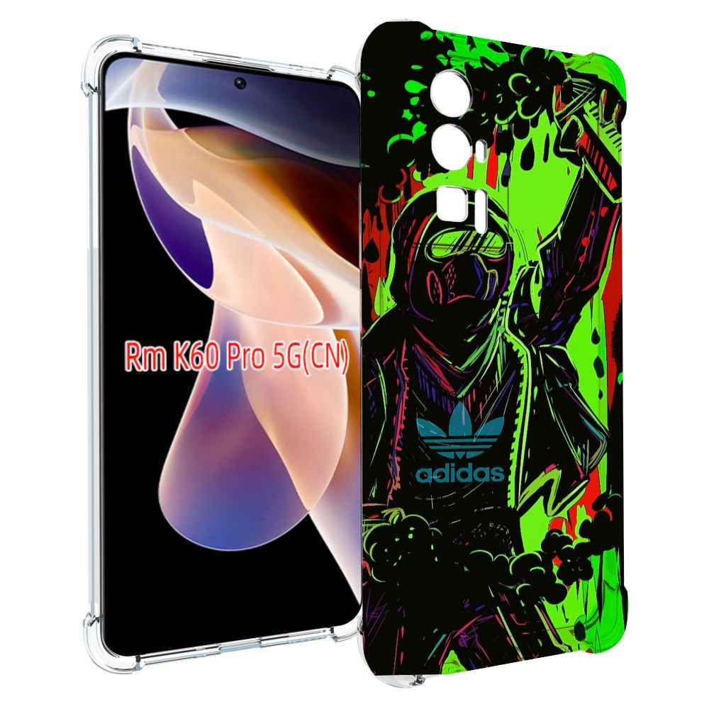 

Чехол MyPads мужчина в красках адидас для Xiaomi Redmi K60 Pro, Прозрачный, Tocco