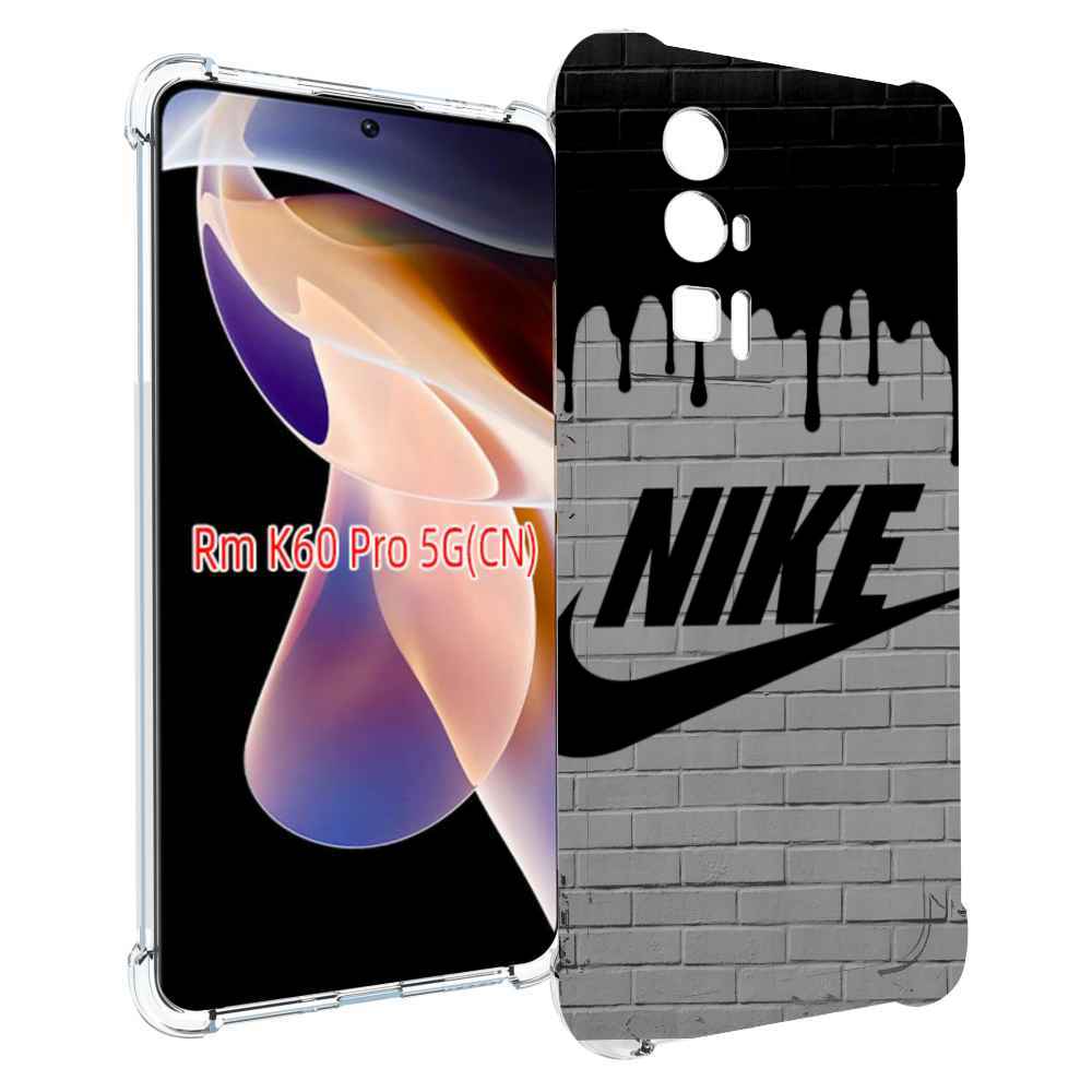 

Чехол MyPads найк в краске для Xiaomi Redmi K60 Pro, Прозрачный, Tocco