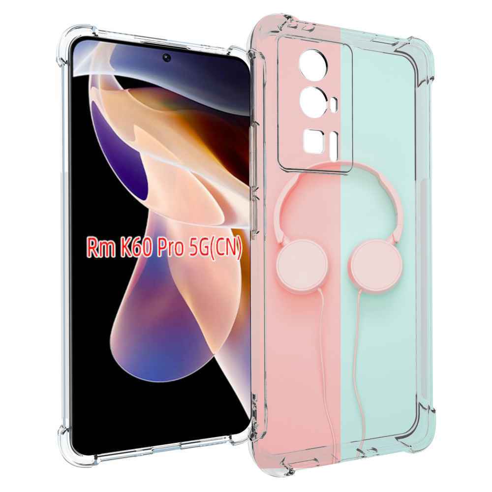 

Чехол MyPads наушники-минимализм для Xiaomi Redmi K60 Pro, Прозрачный, Tocco