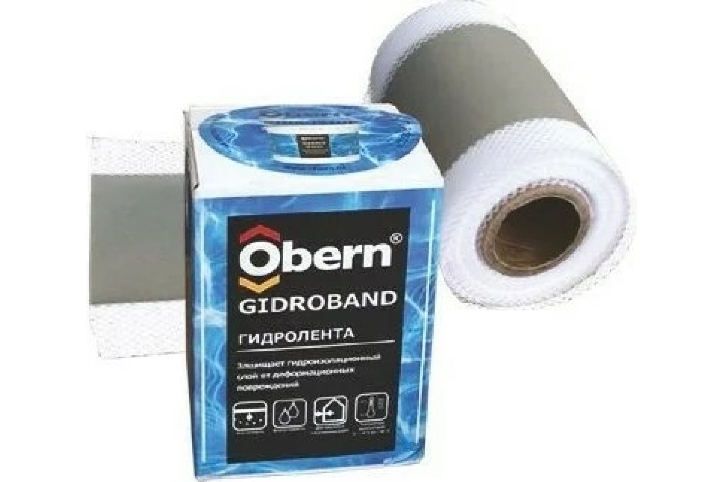 

Obern Гидроизолирующая лента GIDROBAND 120ммх10м 21199, Белый