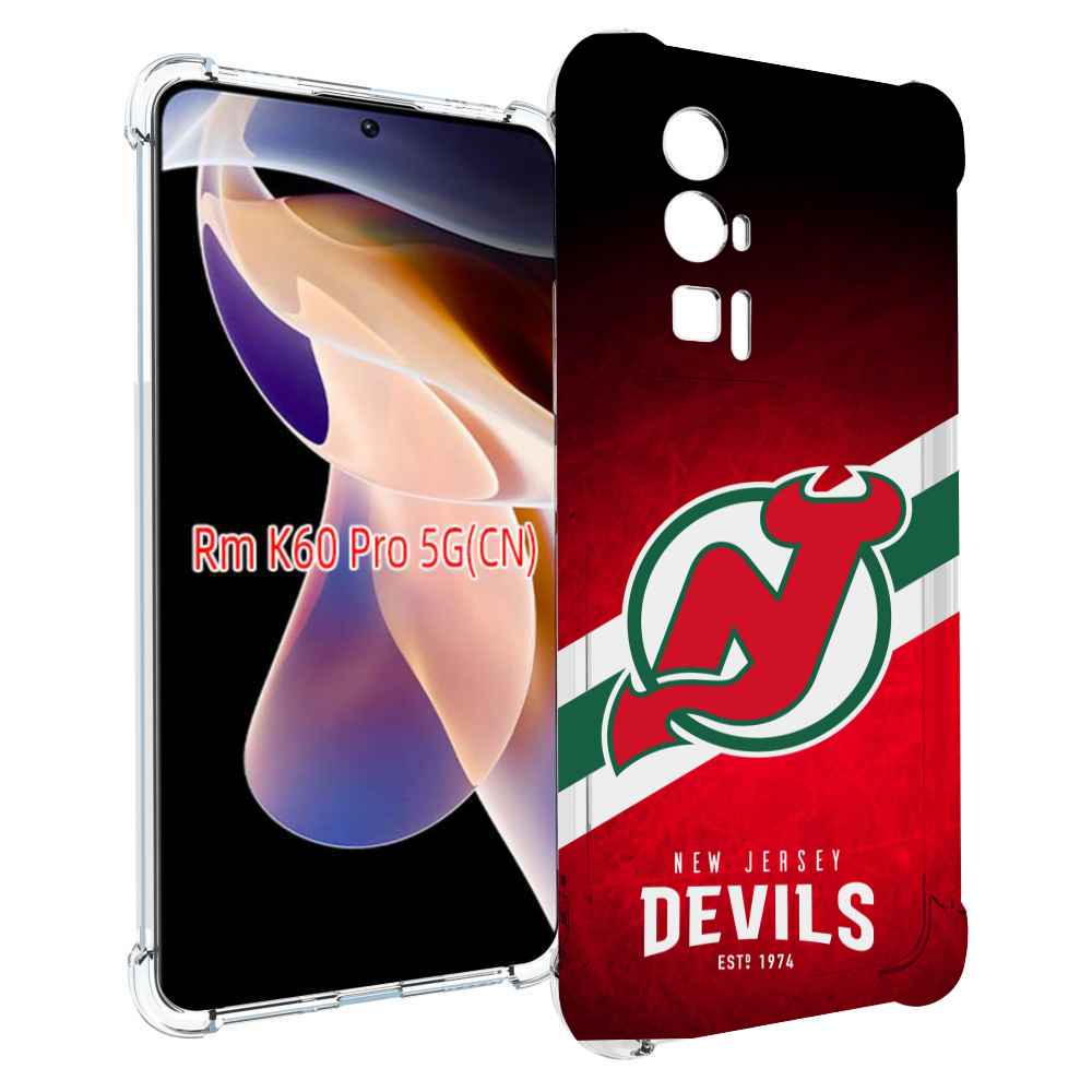 

Чехол MyPads нью джерси девилз для Xiaomi Redmi K60 Pro, Прозрачный, Tocco