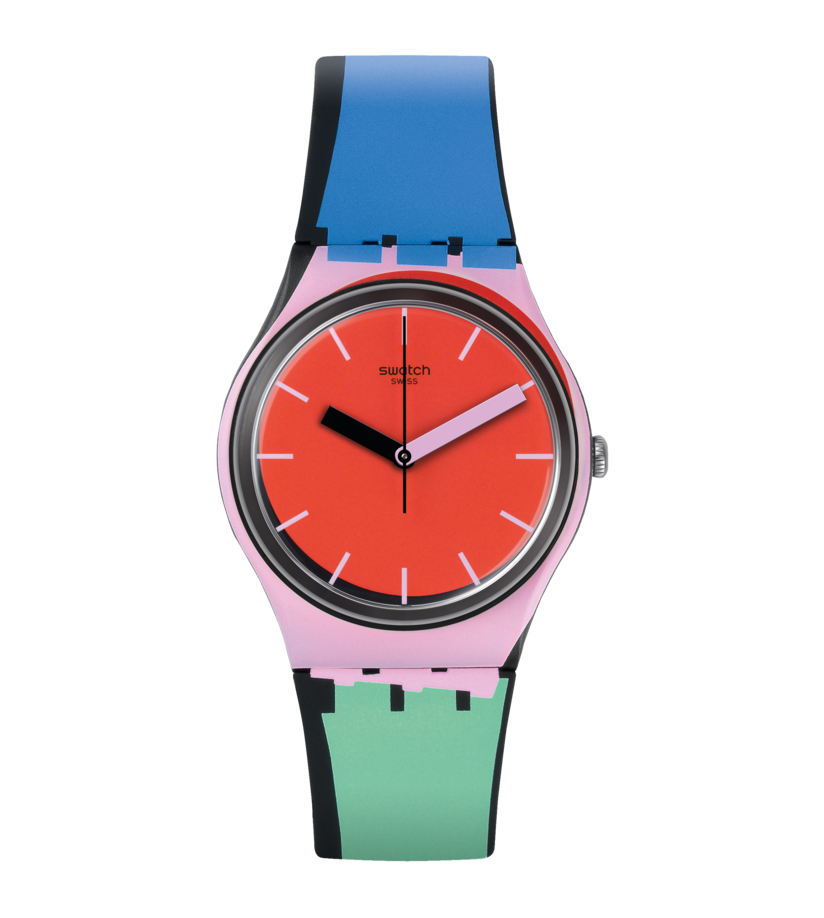 Наручные часы унисекс Swatch COTE GB286 зеленые/синие