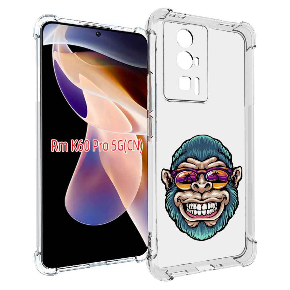 

Чехол MyPads обезьяна улыбается для Xiaomi Redmi K60 Pro, Прозрачный, Tocco