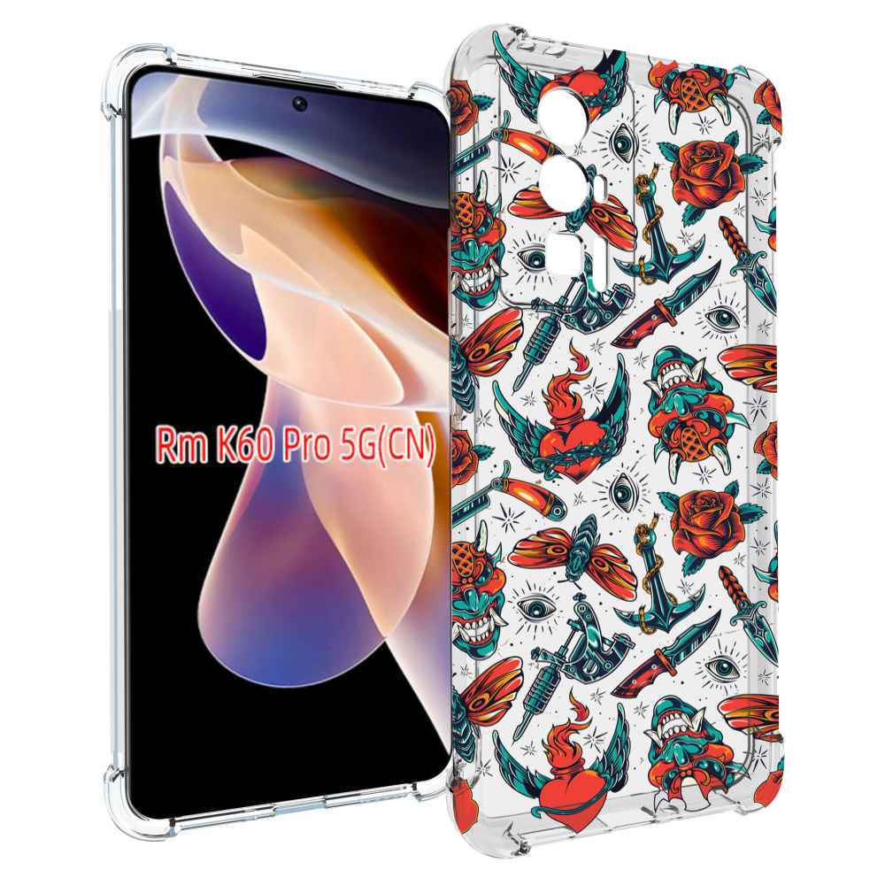 

Чехол MyPads олд-скул-пак для Xiaomi Redmi K60 Pro, Прозрачный, Tocco