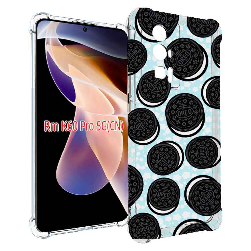 

Чехол MyPads орео печеньки для Xiaomi Redmi K60 Pro, Прозрачный, Tocco