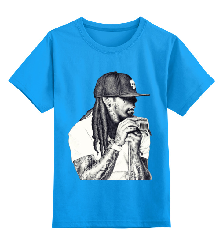 

Футболка детская Printio Lil wayne цв. голубой р. 104, Lil wayne