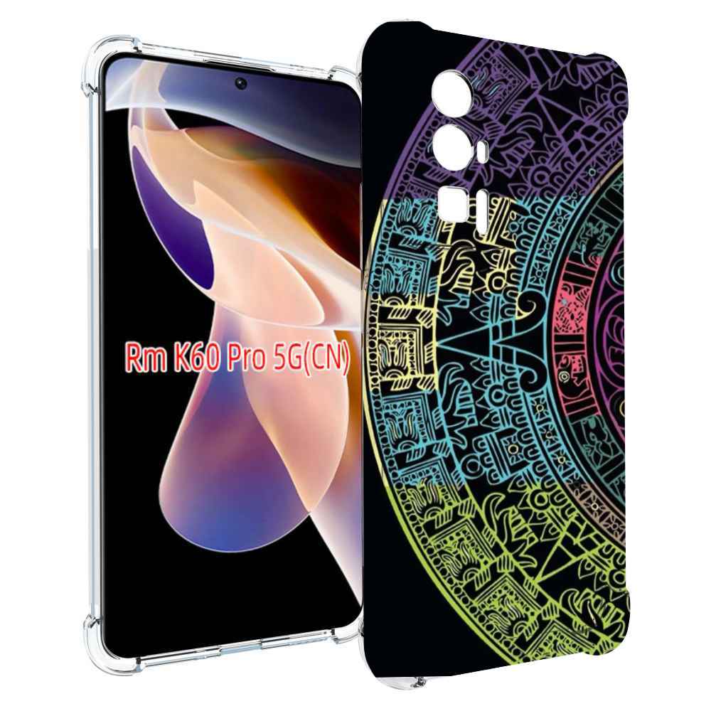 

Чехол MyPads орнамент полукруга для Xiaomi Redmi K60 Pro, Прозрачный, Tocco