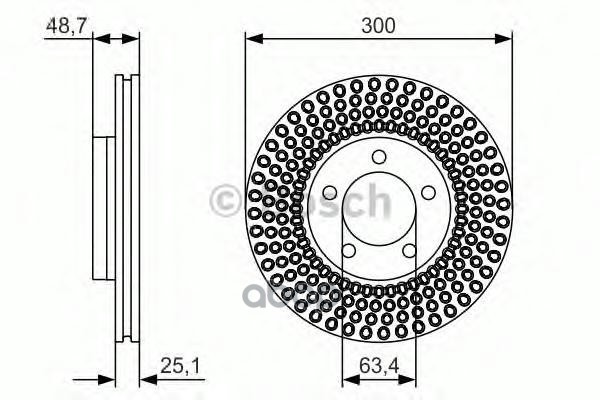 

Тормозной Диск Передний Bosch арт. 0986479701