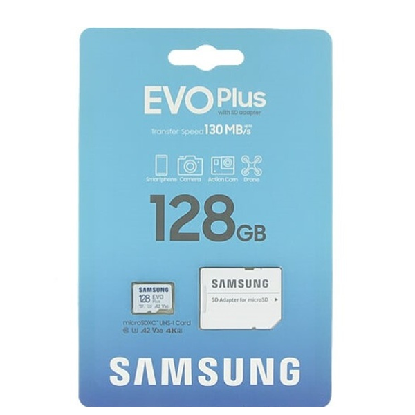 Карта памяти Samsung Micro SDXC 128Гб EVO Plus (MB-MC128KA/RU)