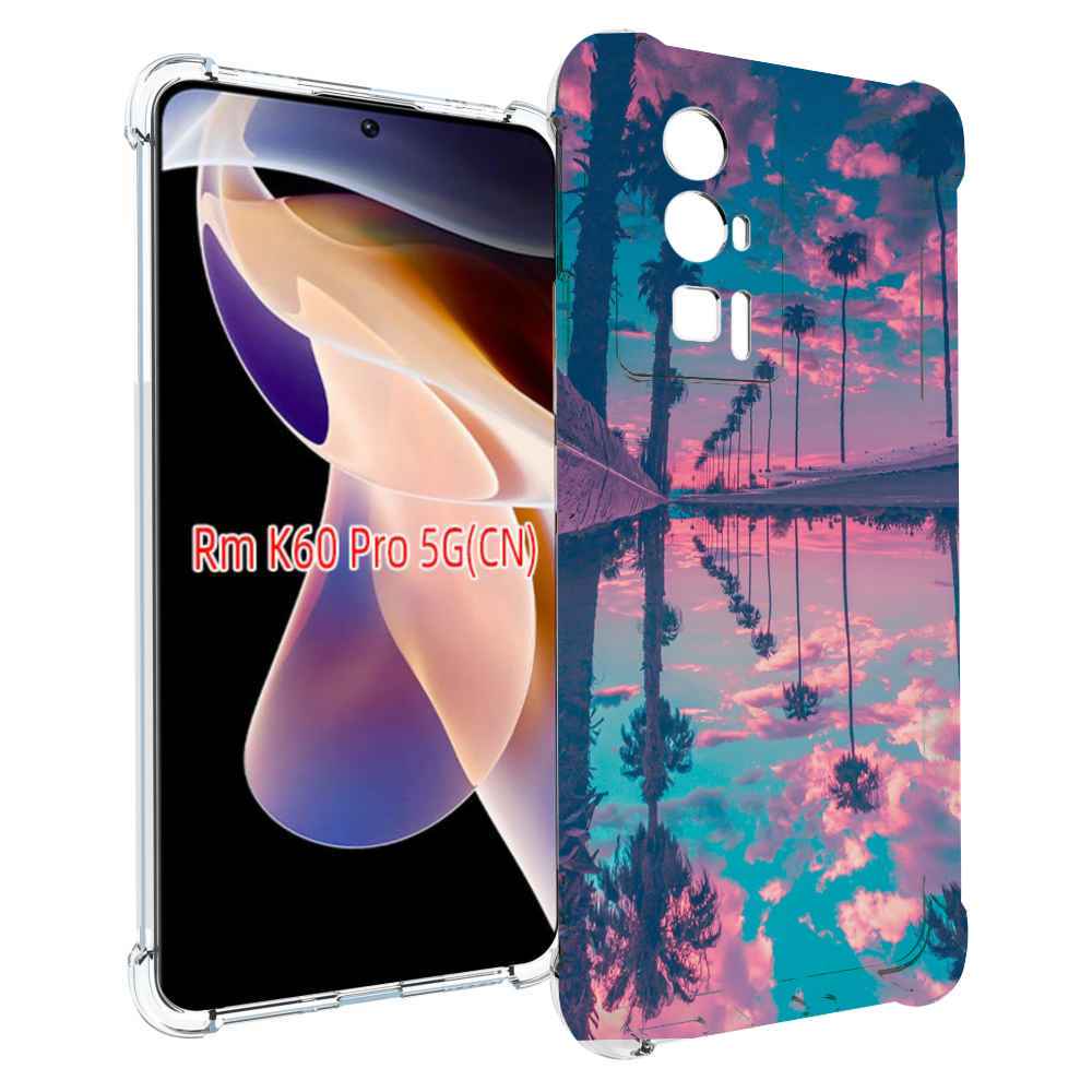 

Чехол MyPads отражение-пальм для Xiaomi Redmi K60 Pro, Прозрачный, Tocco