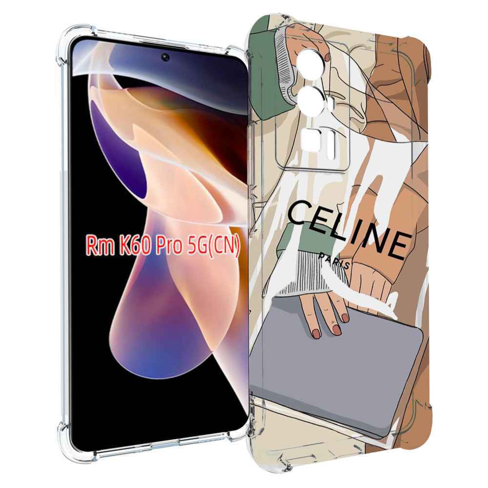 

Чехол MyPads пакет-келин-париж женский для Xiaomi Redmi K60 Pro, Прозрачный, Tocco