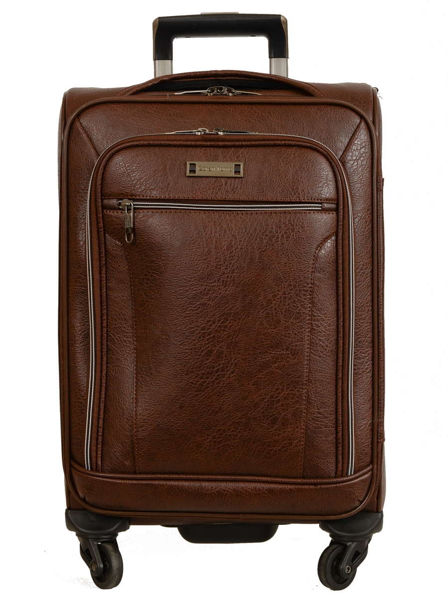 

Чемодан мужской Goran Tomp 133646 коричневый, 56х35х22 см, 133646