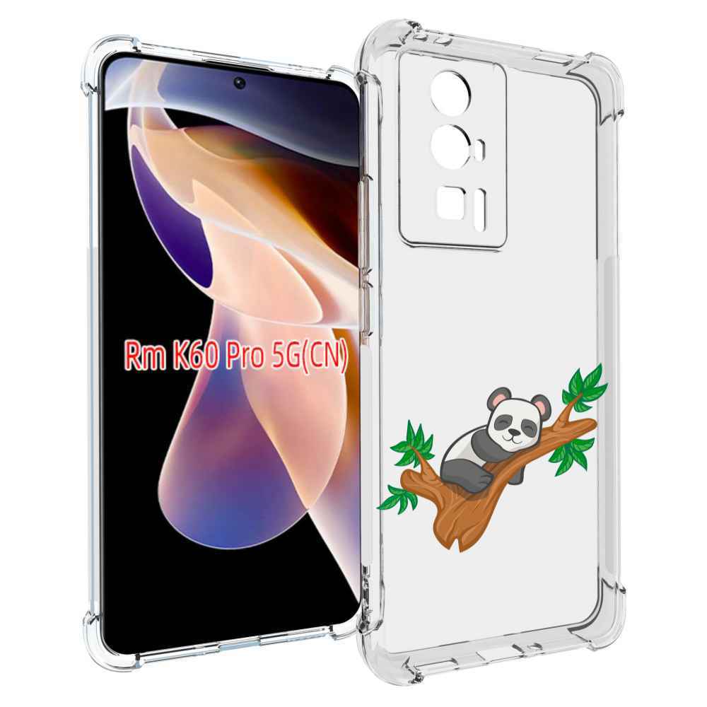 

Чехол MyPads панда-на-деревце для Xiaomi Redmi K60 Pro, Прозрачный, Tocco