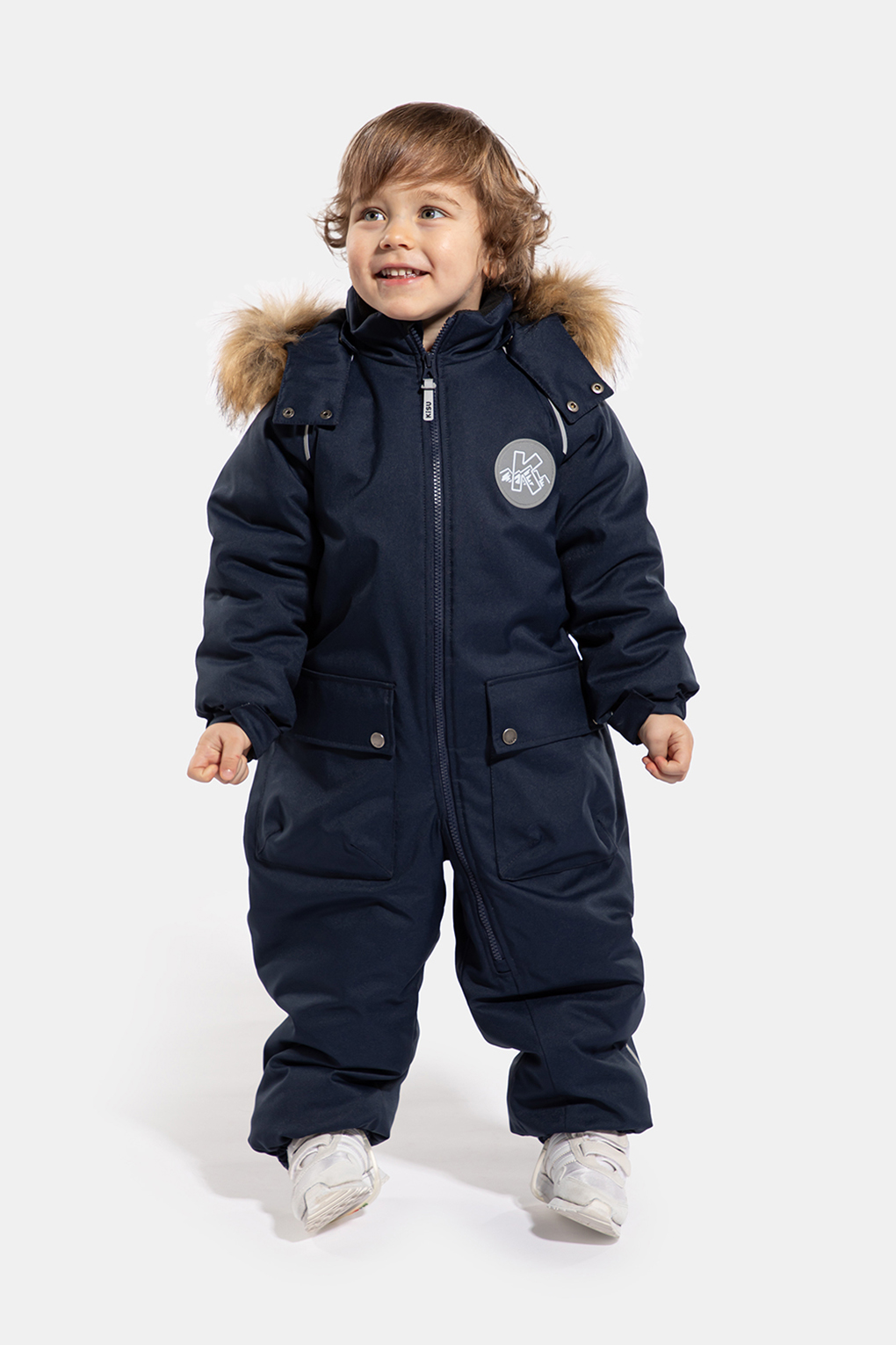 

Комбинезон детский Kisu W24-30601 NM, синий, 80, W24-30601 NM