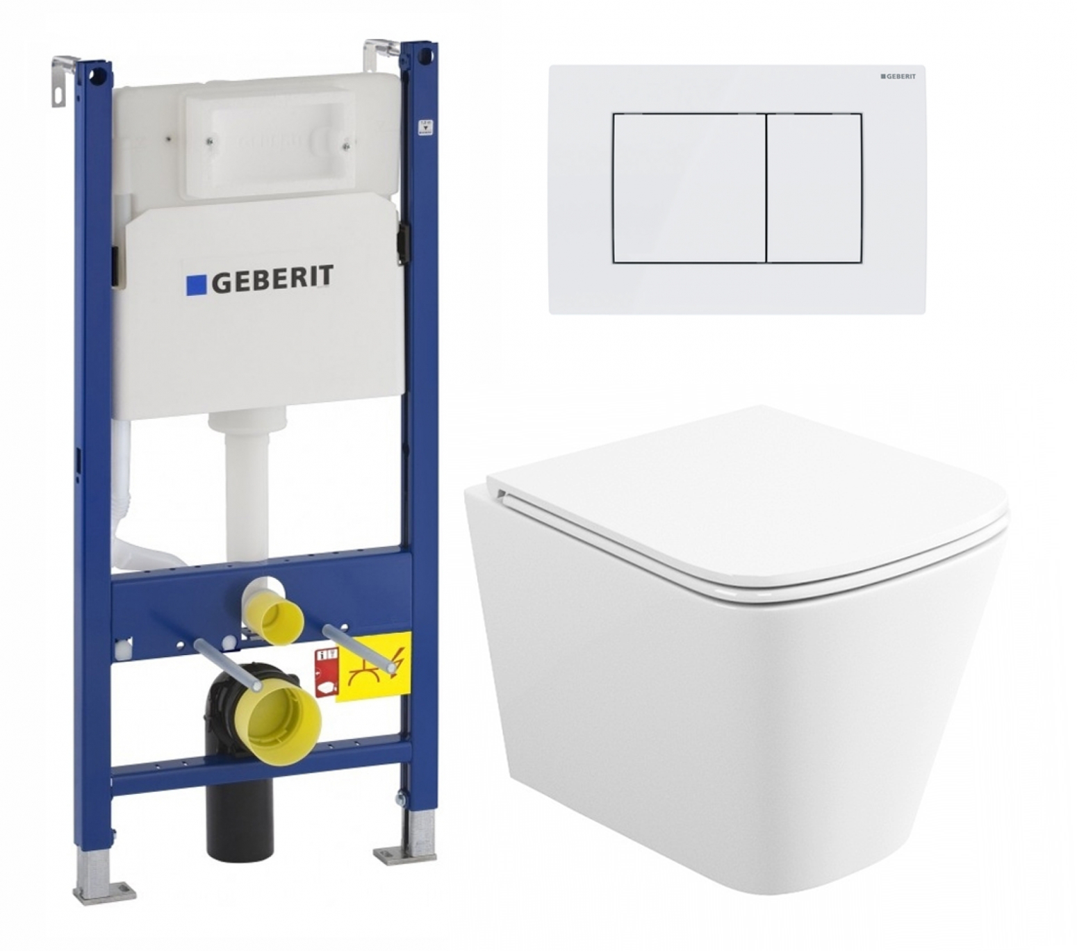 

Комплект: инсталляция Geberit Duofix + унитаз Due + кнопка белая