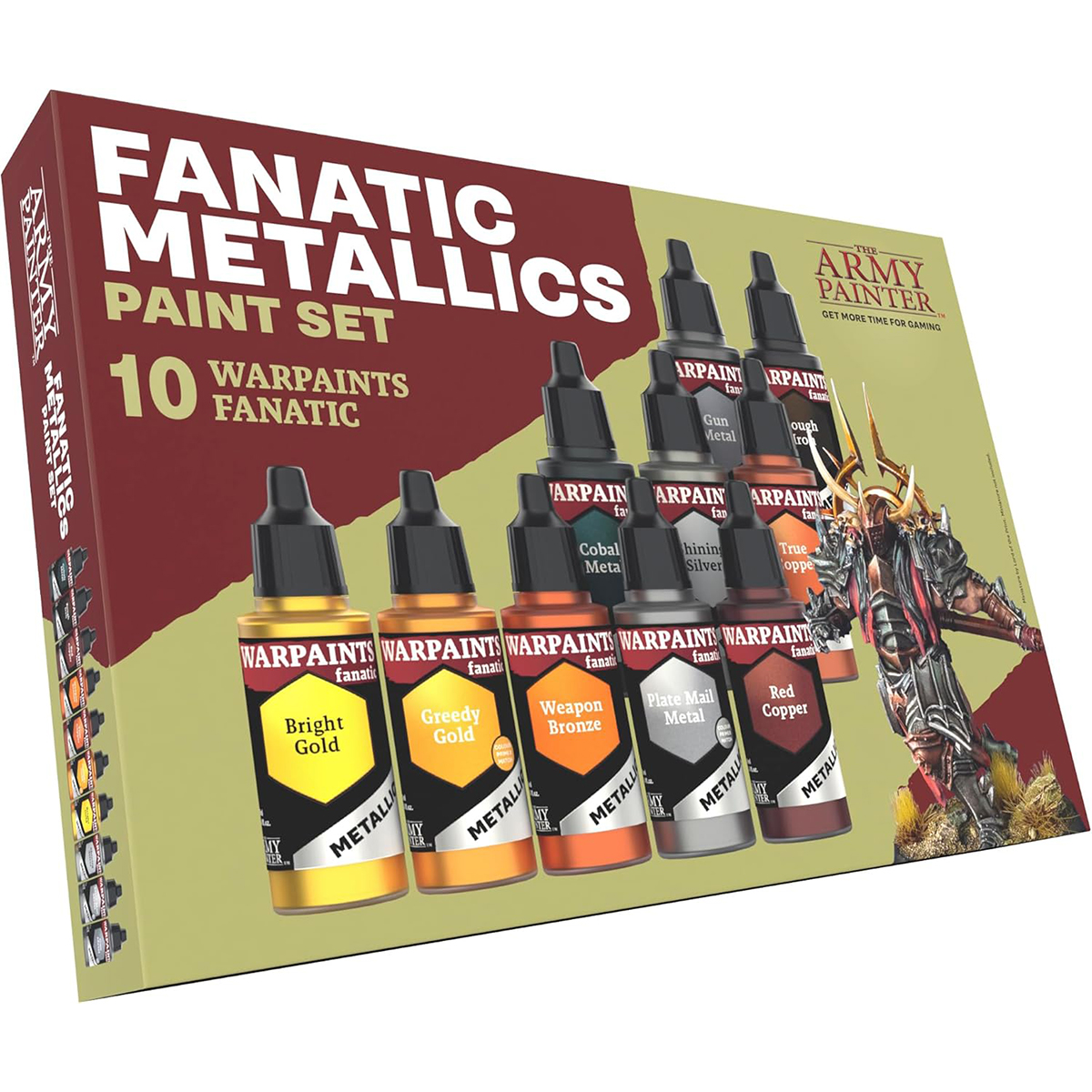 

Набор акриловых красок Army Painter Fanatic Metallics Set 18 мл, 10 шт, Army Painter