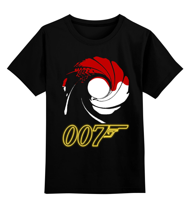 

Футболка детская Printio James bond цв. черный р. 104, James bond