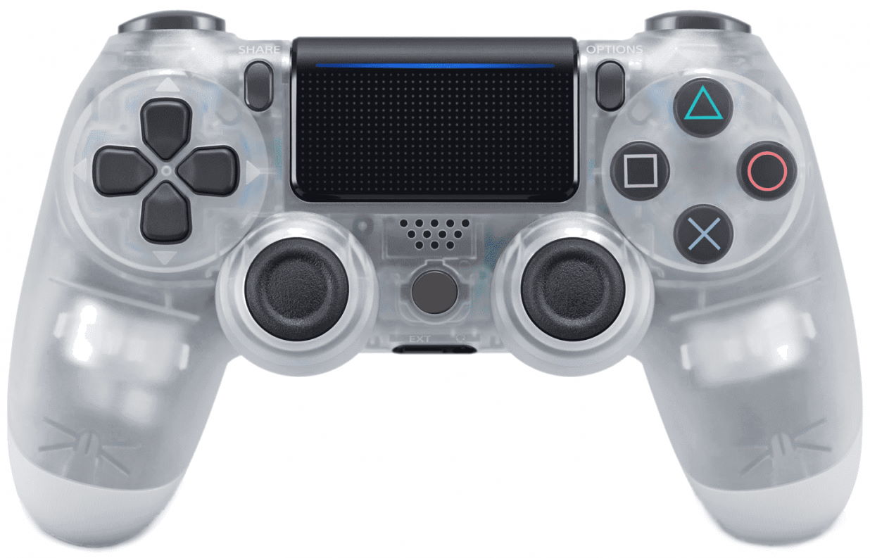 фото Геймпад беспроводной dualshock 4 wireless controller (v2) crystal (ps4) nobrand