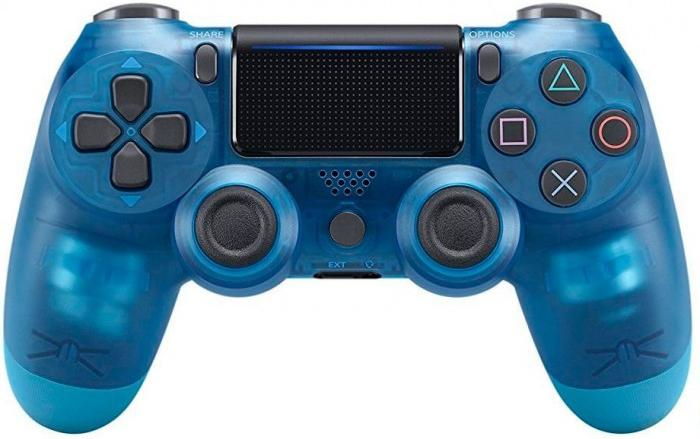 фото Геймпад беспроводной dualshock 4 wireless controller (v2) crystal blue (ps4) nobrand