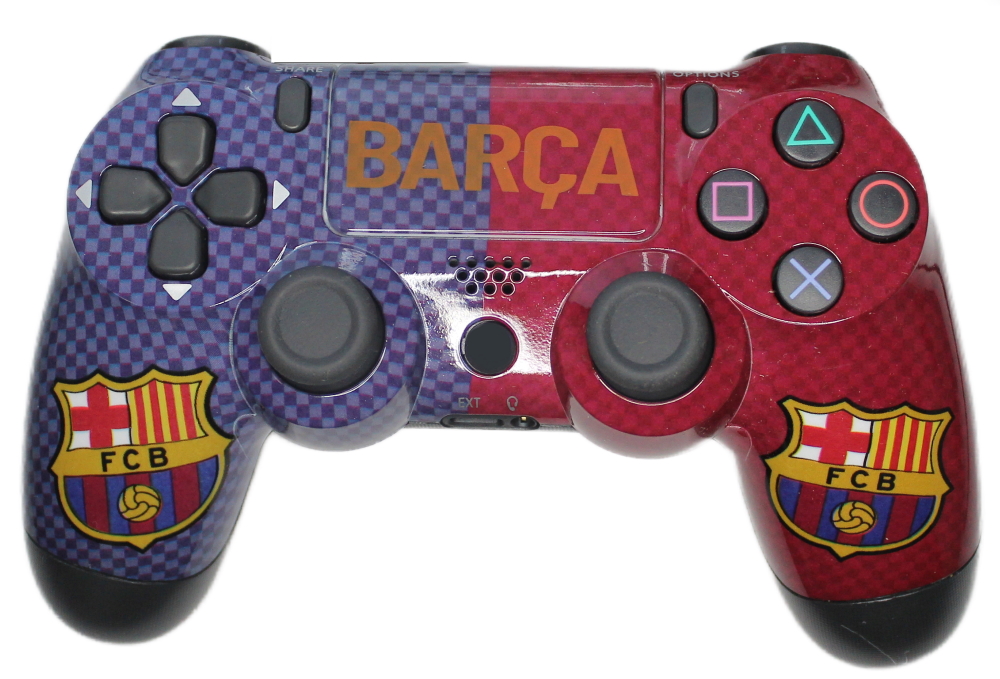 Геймпад NoBrand Dualshock 4 v2 для Playstation 4 Barca (Не оригинал)