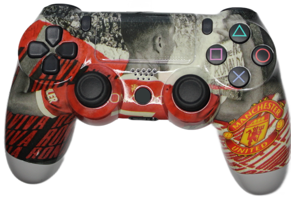 фото Геймпад беспроводной dualshock 4 wireless controller (v2) manchester united (ps4) nobrand