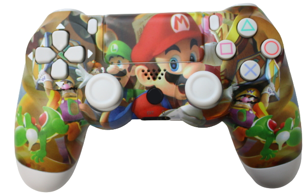 Геймпад NoBrand Dualshock 4 v2 для Playstation 4 Mario (Не оригинал)