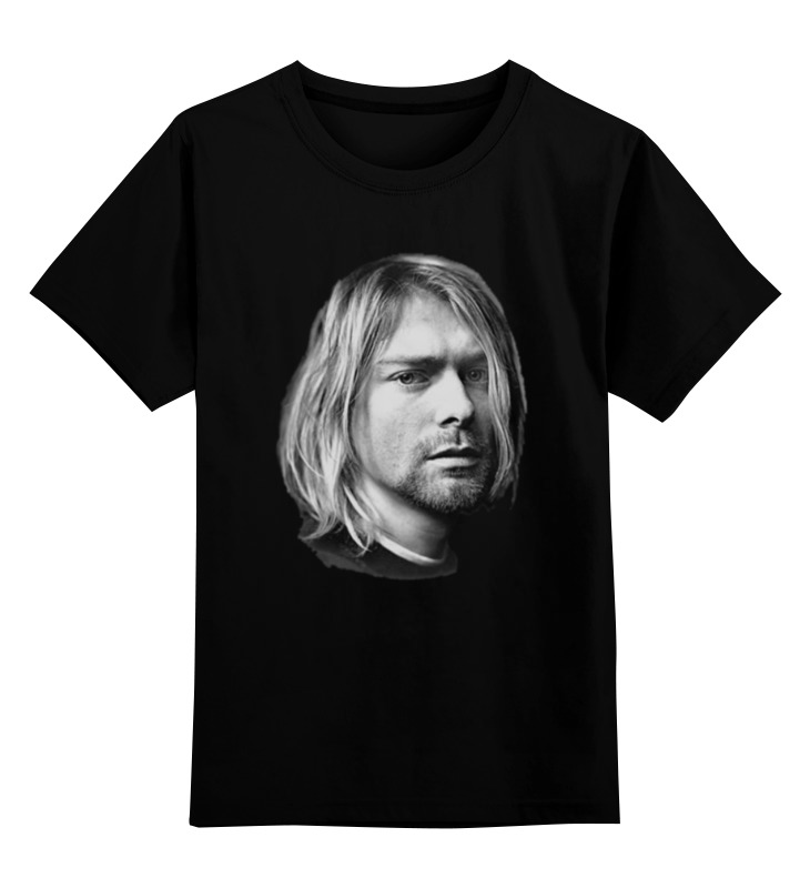 

Футболка детская Printio Kurt cobain цв. черный р. 104, Kurt cobain