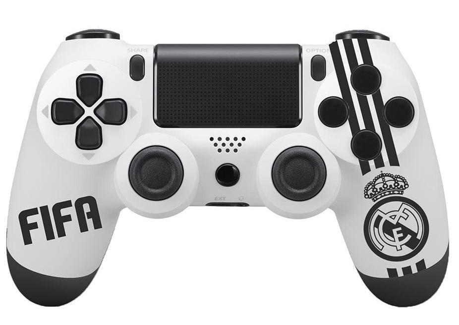 фото Геймпад беспроводной dualshock 4 wireless controller (v2) real madrid (ps4) nobrand