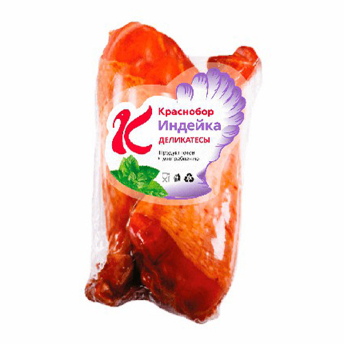 

Голень индейки варено-копченая Краснобор +-1 кг