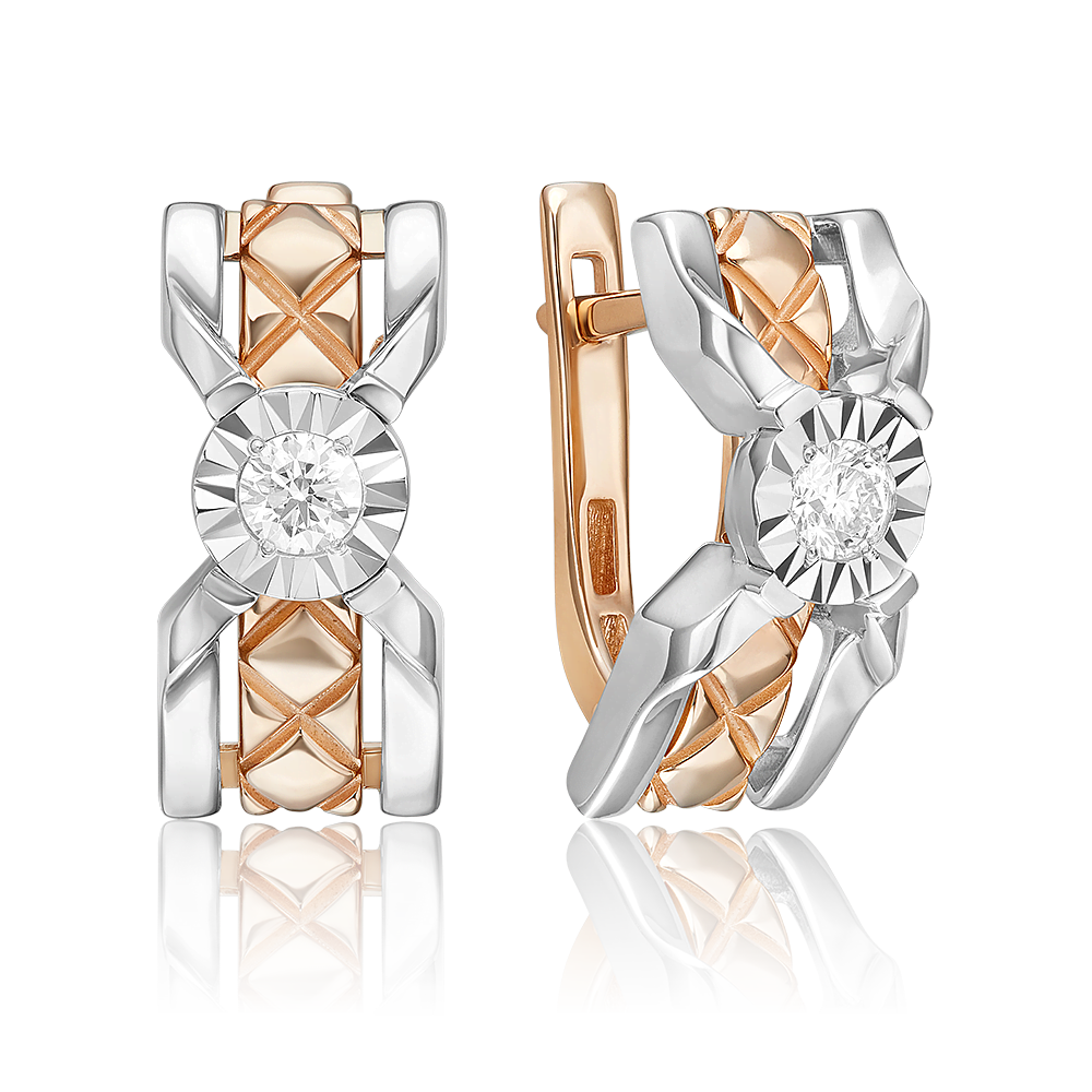 

Серьги из золота PLATINA jewelry 02-5274-00-101-1111, бриллиант, 02-5274-00-101-1111