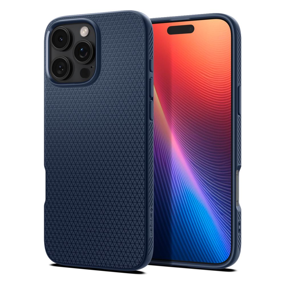 

Чехол Spigen Liquid Air для iPhone 16 Pro, синий ACS08118, Liquid Air 16 pro