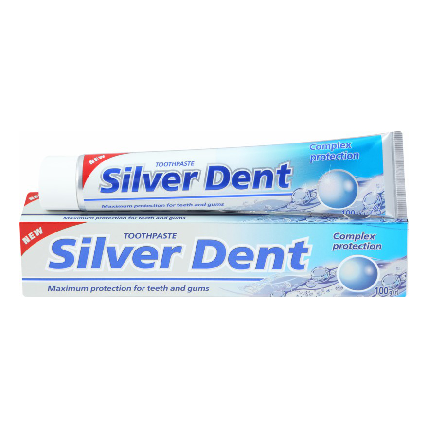 Зубная паста Silver Dent Комплексная защита мятная 100 г