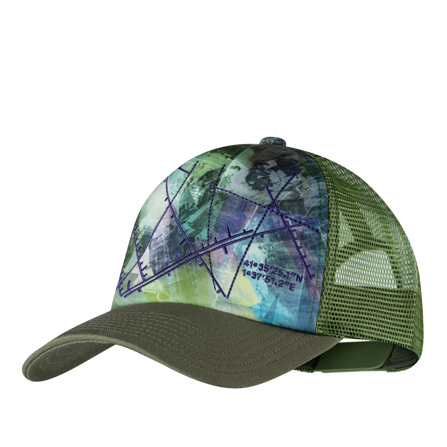 Кепка Buff Trucker Cap Campast Green р.L INT