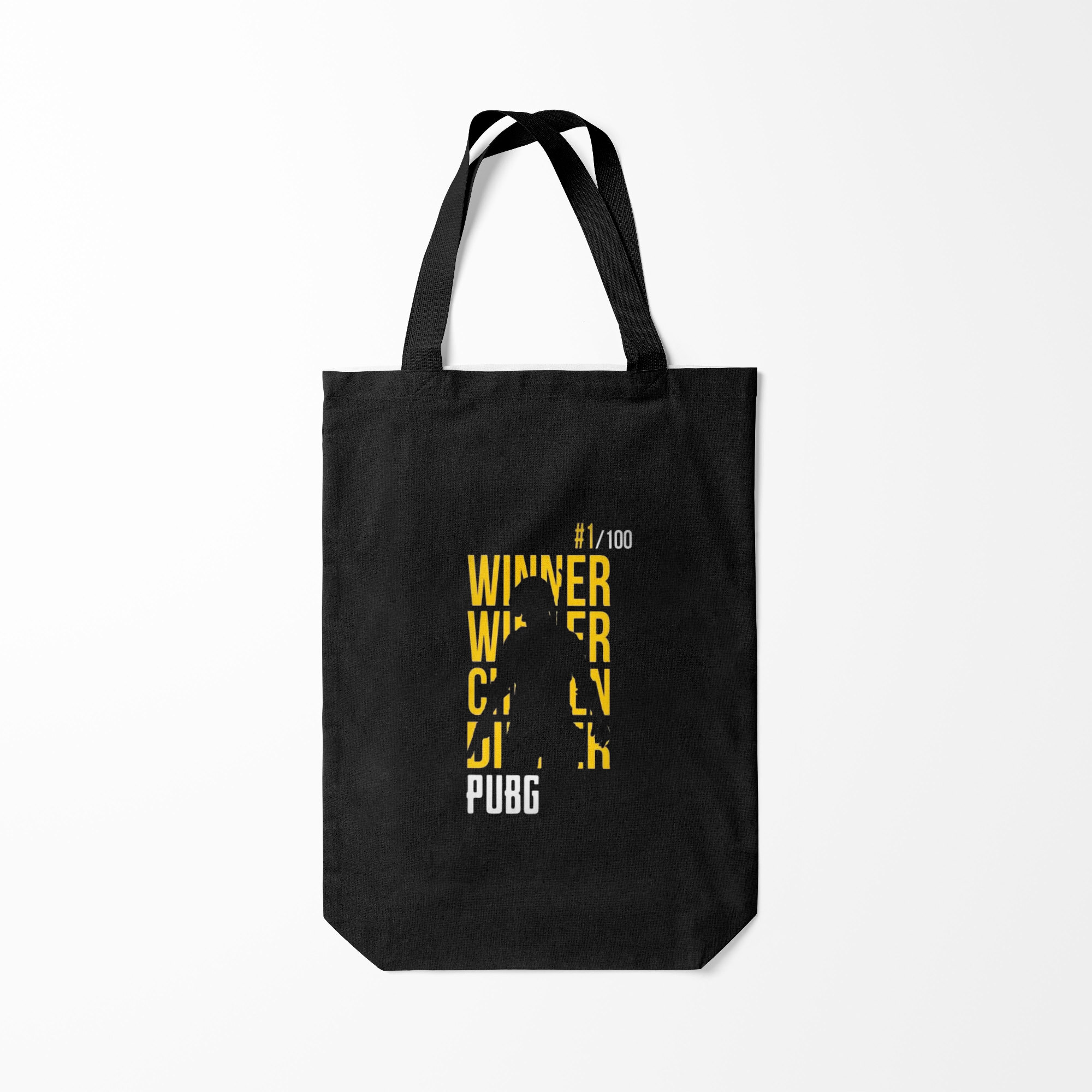 

Сумка шoппер унисекс Burnettie Winner PUBG, черный, Winner PUBG